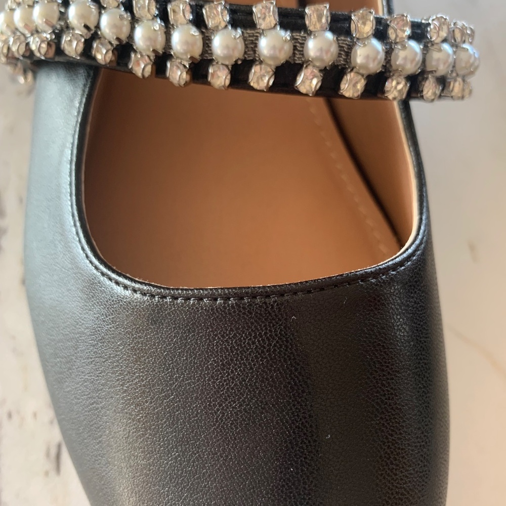 Penningtons Black Leather Upper Dress Shoes - Picture 4 of 6
